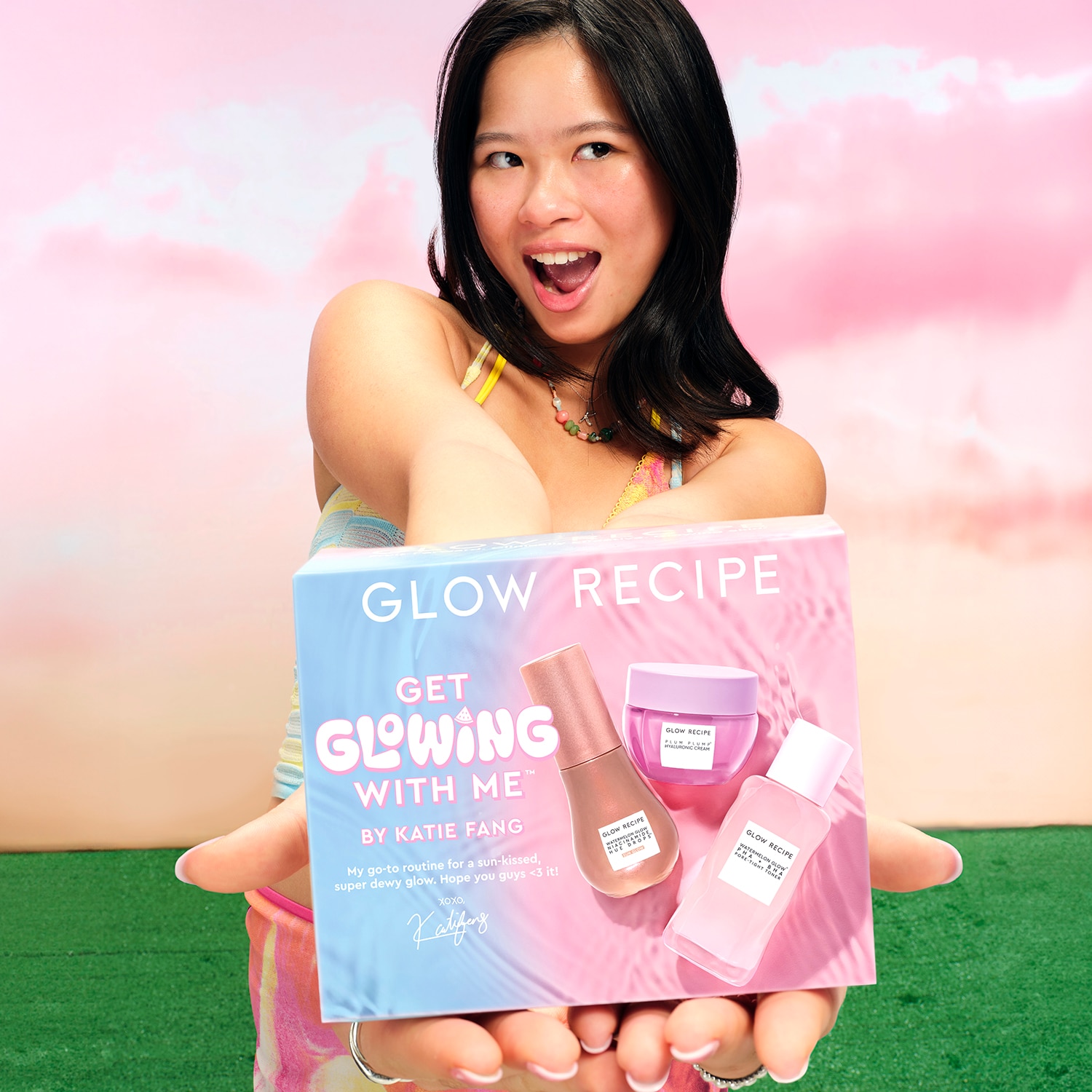 KATIE FANG SUMMER KIT 2024 BY GLOW RECIPE (SET DE PRODUCTOS ESENCIALES PARA CUIDADO DE LA PIEL)